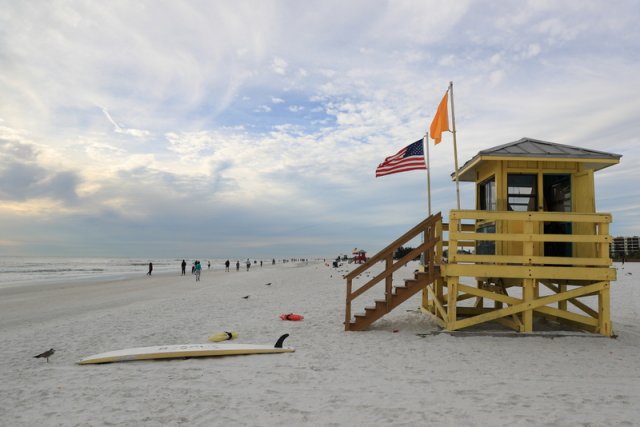 Rettungsschwimmerhäuschen, Siesta Beach
