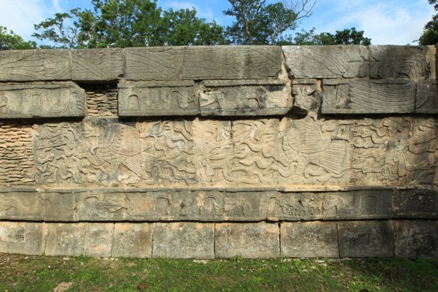 Plattform der Jaguare und Adler, Chichen Itza
