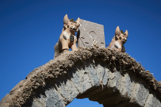 Dachschmuck bei Sillustani