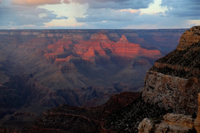 Sonnenuntergang Hopi Point, Grand Canyon